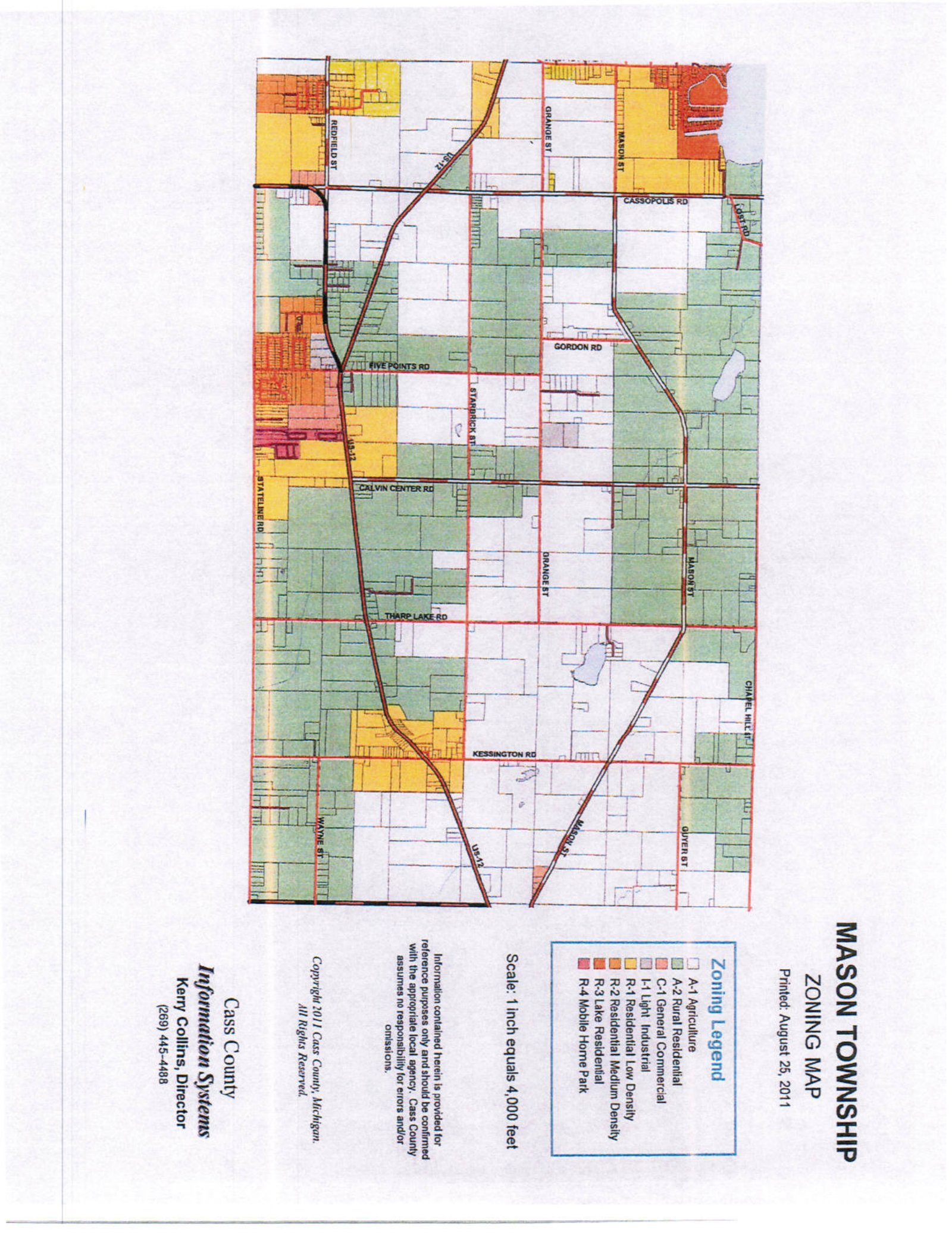 Mason Township Zoning Map