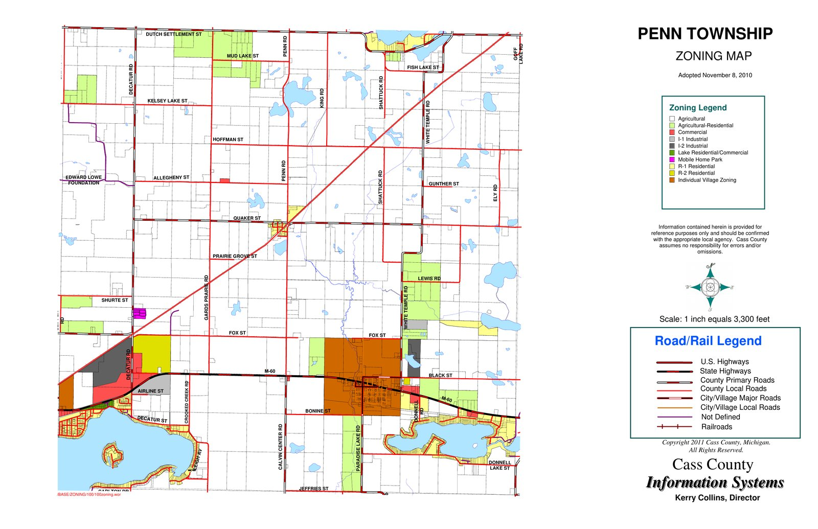 Penn Township Zoning Map